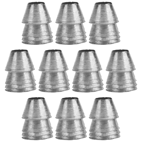 LOLIPPYY 10 Pack Silver Iron Handle Wedges Durable Repair Tool for Home Use Woodworking and Construction