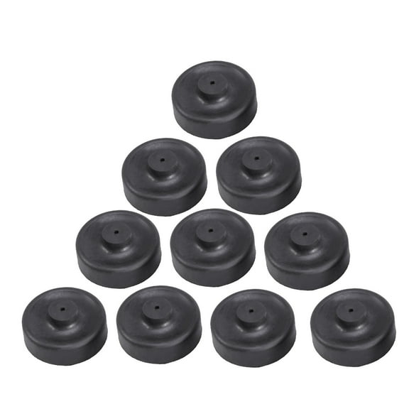 LOLIPPYY 10 Pcs Air Pump Accessory Black Round Pump Part for Fish Tank Accessories
