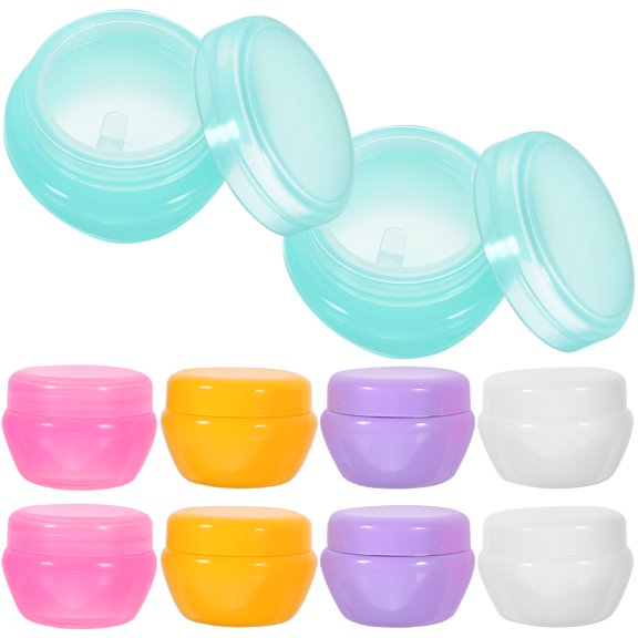 LOLIPPYY 10 Pcs Portable Cream Bottles Travel Size Lotion Bottle Plastic for Daily Use