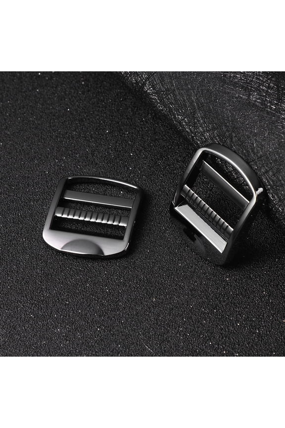 10 Pcs Rustproof Slide Buckles Grey for Backpack Adjustment Durable Practical for DIY Craftsmen Projects