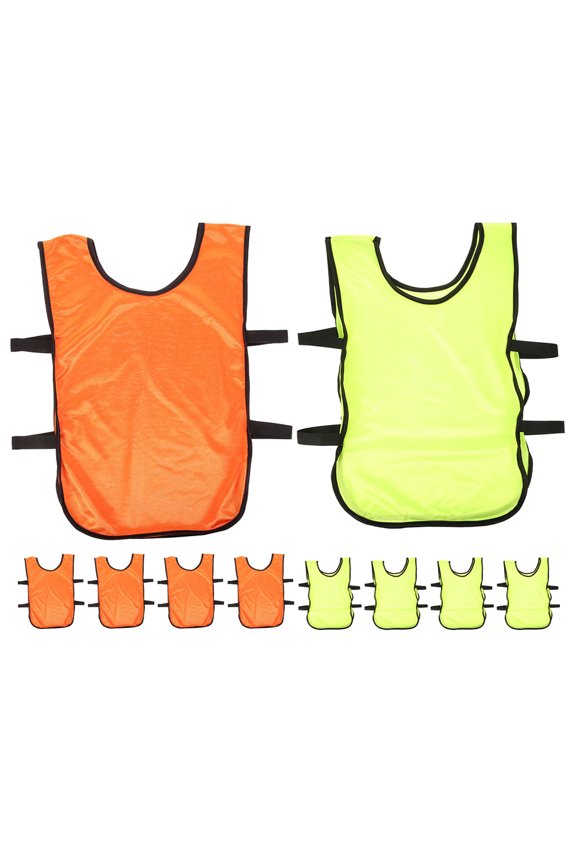 10 Pcs Soccer Bibs Quick Drying Polyester Sides for Boys and Girls for Fan Gear