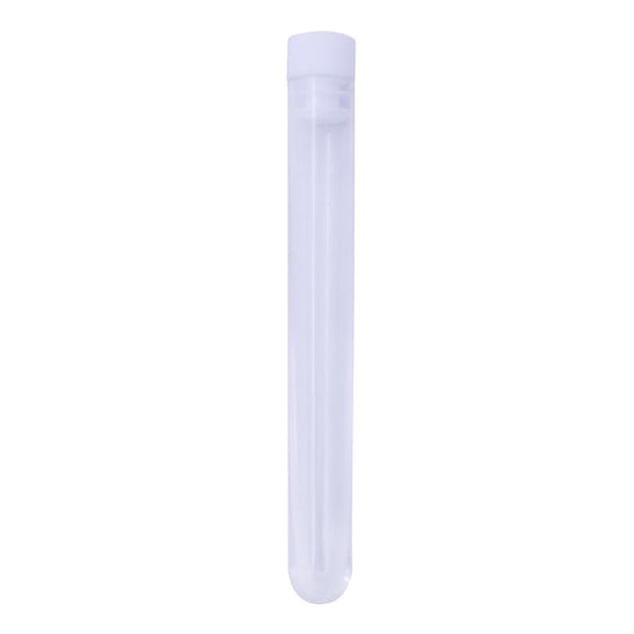 LOLIPPYY 10 Pcs Transparent Tube Containers for Beads Organizer for Jewelry Makers with Clear Plastic