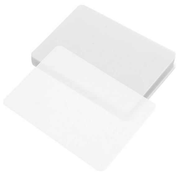 LOLIPPYY 100 Sheets of PVC Laminating Film Dirt Proof for Files Archiving
