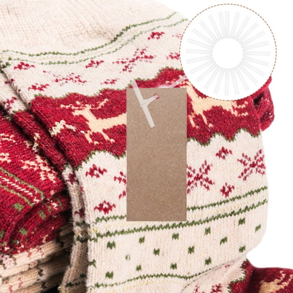 LOLIPPYY 10000Pcs Clear Tagging Fasteners Plastic Price Tag Locks for Clothes Tags and Jewelry Stores