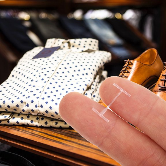 LOLIPPYY 10000Pcs Clothing Accessories Transparent Tagging Fasteners for Sock Packing