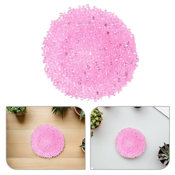 10000pcs Vase Fillers: Transparent Acrylic Rhinestones Jewels - 4.5mm Tiny Stones For Vase Fillers Table Scattering Party Confetti Diy Crafts
