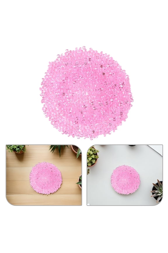 10000pcs Vase Fillers: Transparent Acrylic Rhinestones Jewels - 4.5mm Tiny Stones For Vase Fillers Table Scattering Party Confetti Diy Crafts