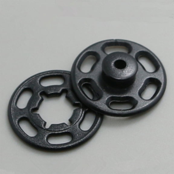 LOLIPPYY 1000Pcs Black Plastic Clothes Button Suitable for Sewing Knitting and Scrapbooking