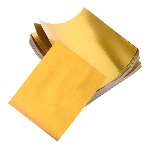 LOLIPPYY 1000Pcs Paper Ingots Plated Gold Foil Sheets for Ancestor Blessing Supplies Smooth Texture Easy to Ignite