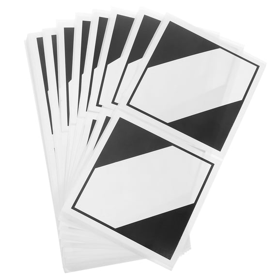 LOLIPPYY 100Pcs Adhesive Shipping Labels Transport Stickers with Quantity and Warning Reminders