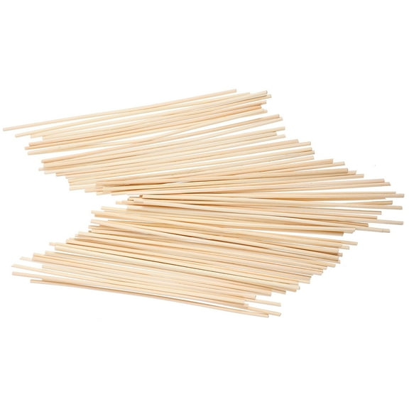 LOLIPPYY 100Pcs Aromatherapy Essential Oil Diffuser Sticks Rattan for and Meditation