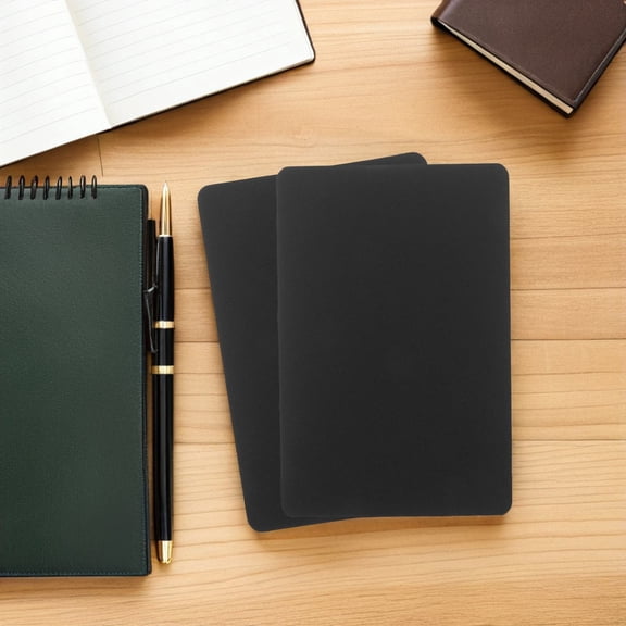 LOLIPPYY 100Pcs Black Blank Greeting Cards with Smooth Thick Paper Ideal for Crafting and Personal Messages