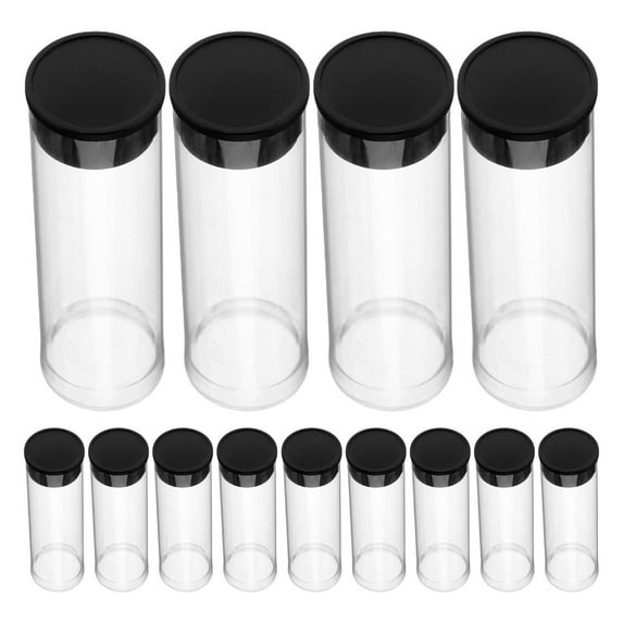 LOLIPPYY 100-Pack Black Plastic Toothbrush Covers for and Hygiene