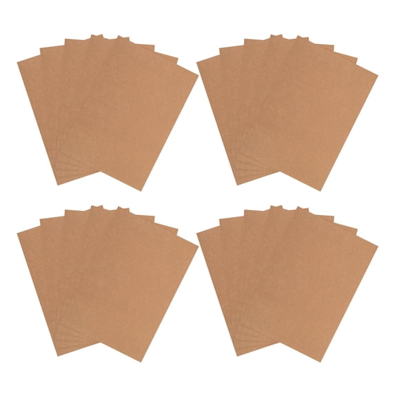 LOLIPPYY 100Pcs Brown Kraft Cardboard Inserts Heavy Duty Chipboard for Shipping Packing and Crafting