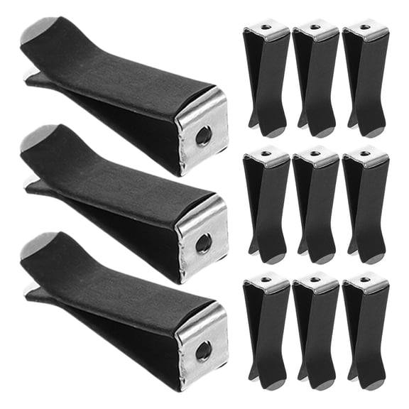 LOLIPPYY 100Pcs Car Ac Vent Clips Metal Air Freshener Clamp with Curved Design for Car Use