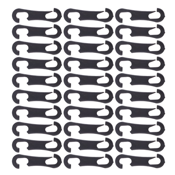 LOLIPPYY 100Pcs Car Cover Hooks Plastic Seat Fasteners for Auto Cushion Hook Vehicle Interior