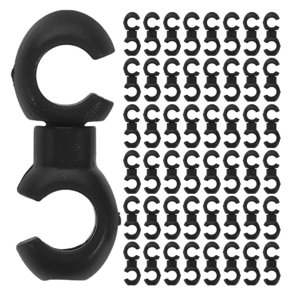 LOLIPPYY 100Pcs Cycling Cable Organizer Clips for Tidy Bike Brake and Shift Wire Routing