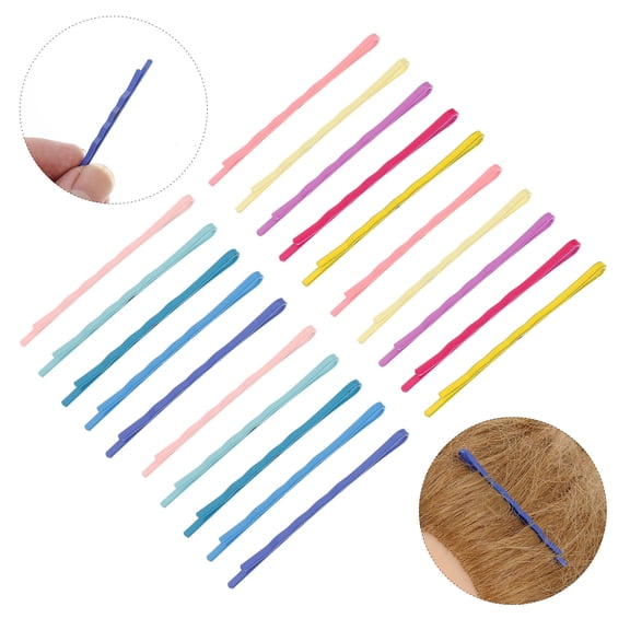 LOLIPPYY 100Pcs Decorative Hair Clips Random Color Women Hair Accessories for Travel