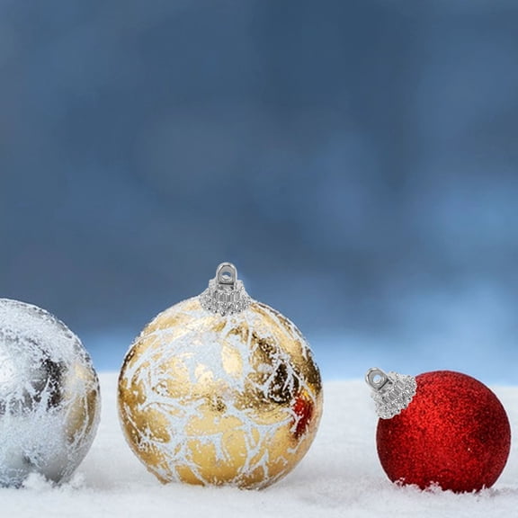 LOLIPPYY 100Pcs Disco Balls Ornaments Silver Plastic For Home Parties Christmas Events