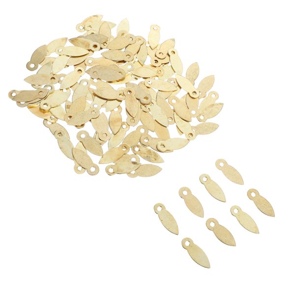LOLIPPYY 100Pcs Golden Picture Frame Clips Back Heavy Duty Photo Frame Buckle for Secure Assembly