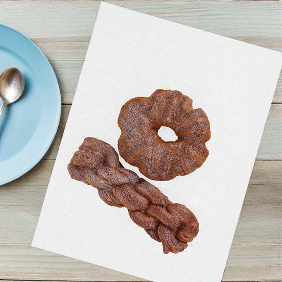 LOLIPPYY 100Pcs Greaseproof Unbleached Parchment Paper Sheets Multipurpose Kitchen Baking Sheets