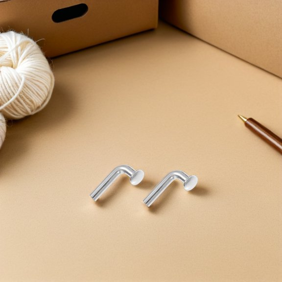 LOLIPPYY 100Pcs L Shaped Safety Pin for Pallet Racks Durable Iron Bolts for Warehouse Use