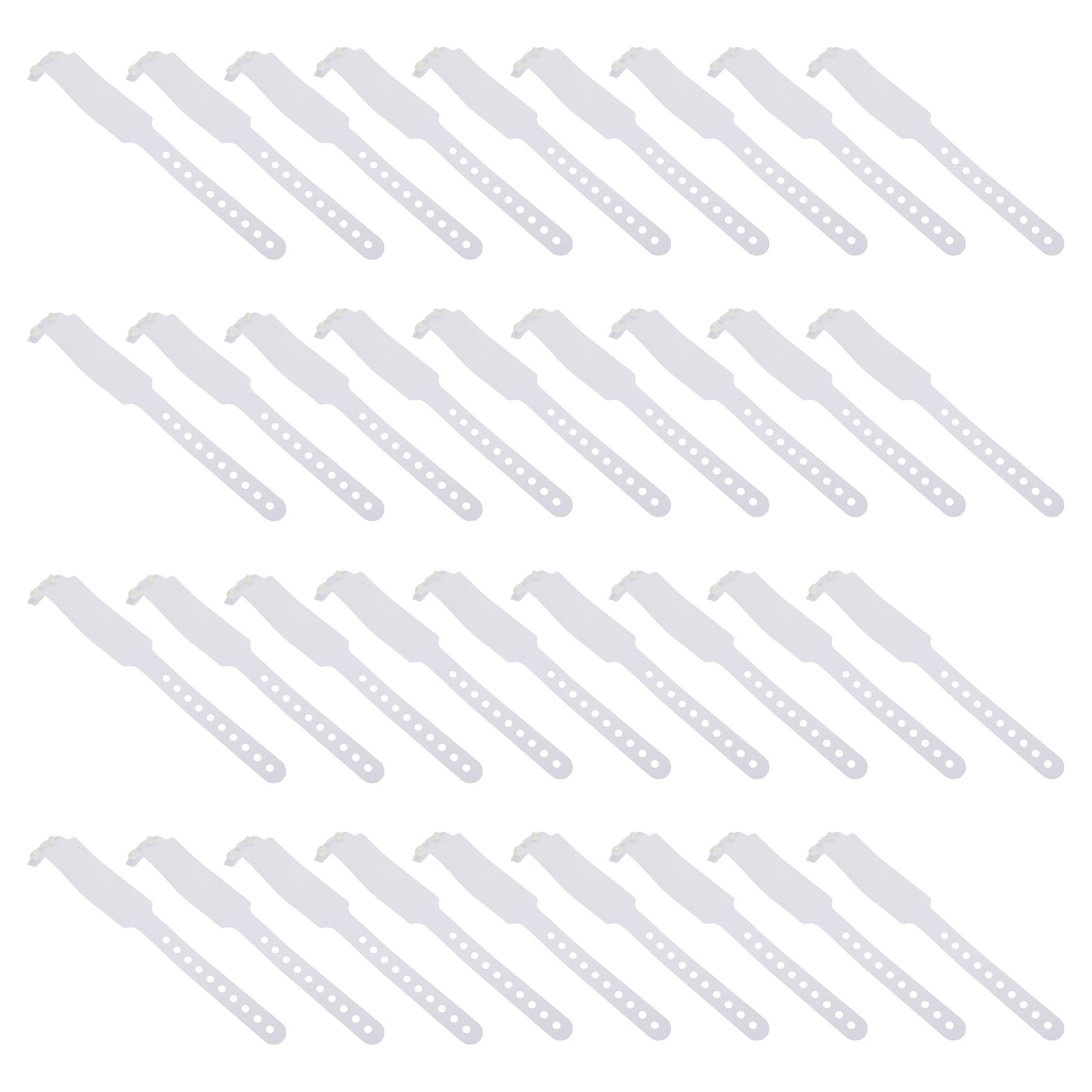 LOLIPPYY 100Pcs PVC Medical Identification Bands Disposable Hospital ...