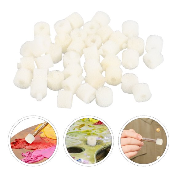 LOLIPPYY 100Pcs Paint Marker Nib Fixing Ring White for Precise Crafting and Stable Tip Retention