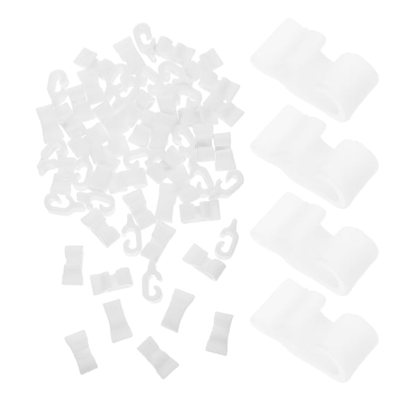 LOLIPPYY 100Pcs Pet Cage Connector Clips Black Durable Wire Crate Fasteners for Home Use Secure and Easy Installation