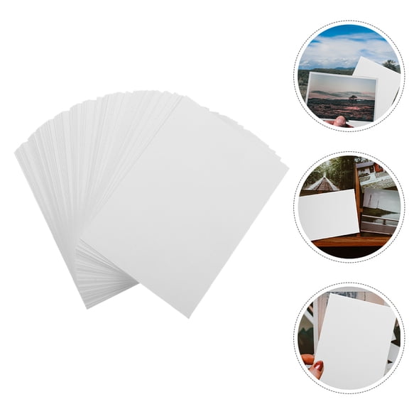 LOLIPPYY 100Pcs Photo Printer Paper Waterproof Glossy Photo Paper for Photographers