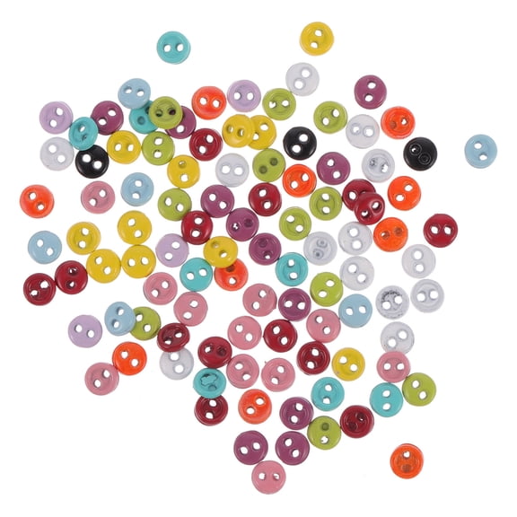 LOLIPPYY 100Pcs Plastic Snap Buttons for Sewing Assorted Color Fastening Decorative Buttons for Crafts