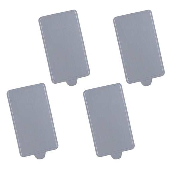 LOLIPPYY 100Pcs Plated Silver Cake Board Cardboard Base for Weddings and Events