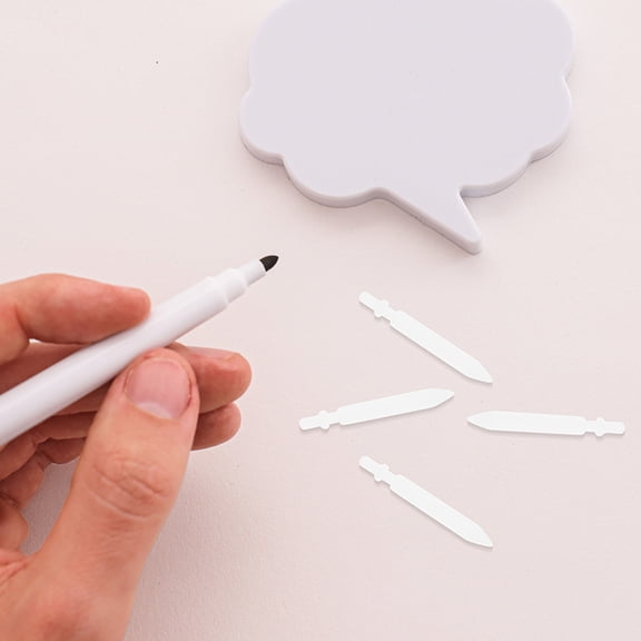 LOLIPPYY 100Pcs Replacement Marker Pen Tips White Nylon for Paint Markers Acrylic and Oil Pen Use