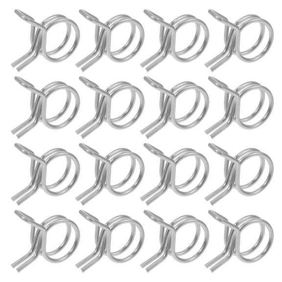 LOLIPPYY 100Pcs Resistant Stainless Steel Hose Clips for Garden Water Hose