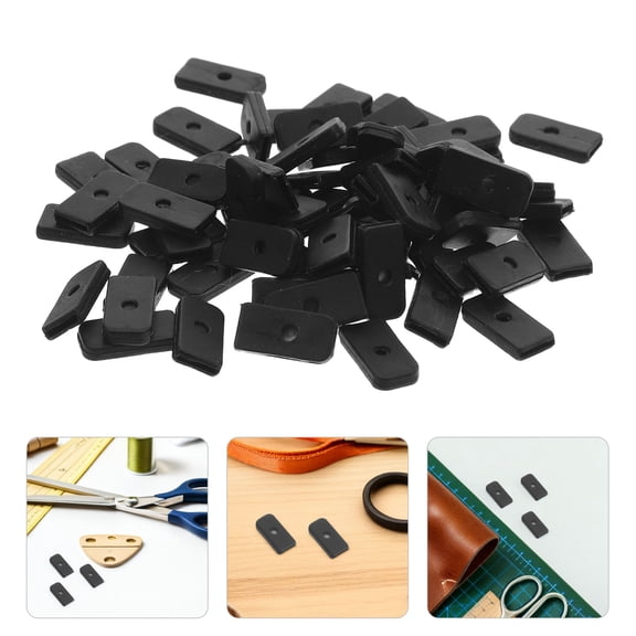 LOLIPPYY 100Pcs Spiral Boning Tips Protector Black Nylon Sewing Caps for Wedding Dress Making