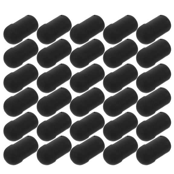 LOLIPPYY 100Pcs Stylus Pen Tips Replacement Black Silicone Ends for Precise Control on Touchscreen Devices
