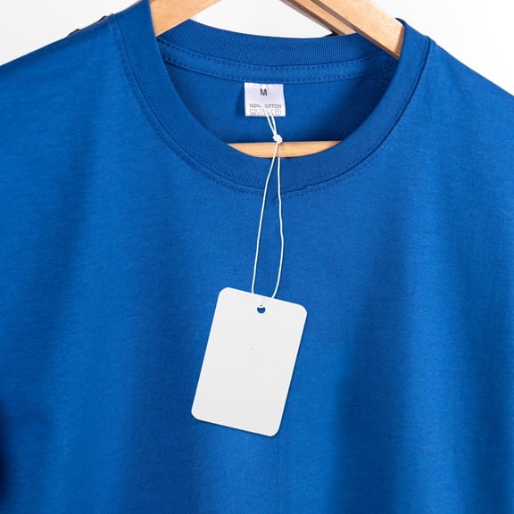 LOLIPPYY 100-Pack White Paper Tags with String for Retail Labeling and Handwriting Accessories