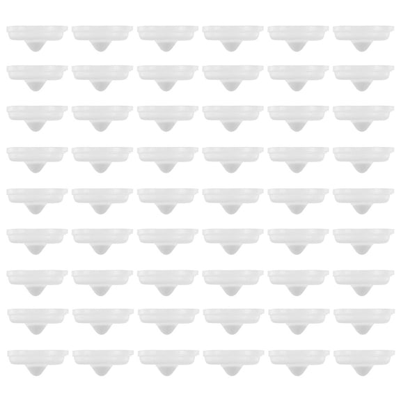 LOLIPPYY 100Pcs Transparent Silicone Stoppers for Kitchen Furniture Drawers and Cabinet Door Buffers