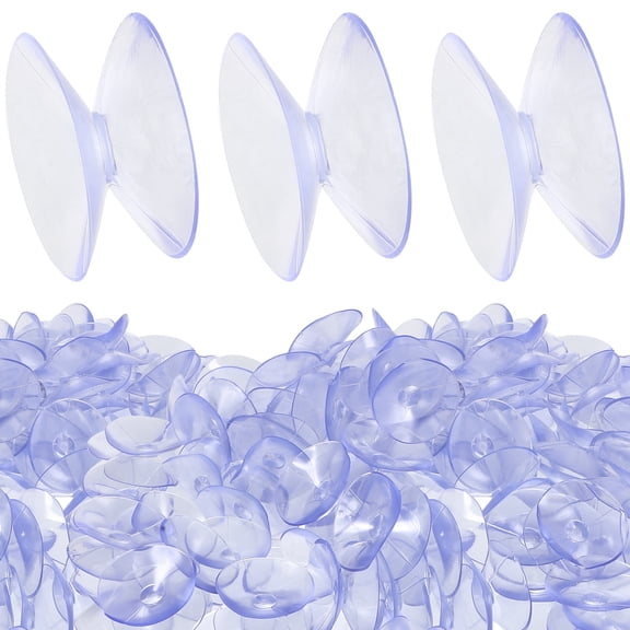 LOLIPPYY Set of 100 Transparent Cup Hangers with Plastic Hooks for Glass Table