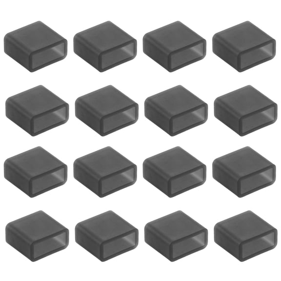 LOLIPPYY 100Pcs USB Male Port Protector Covers Black Plastic Dust Caps for Charging Cable Home