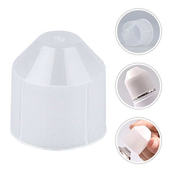 LOLIPPYY 100Pcs White Lamp Holder Protection Covers Plastic E27 Lamp Bases with Water Resistant Durable Design