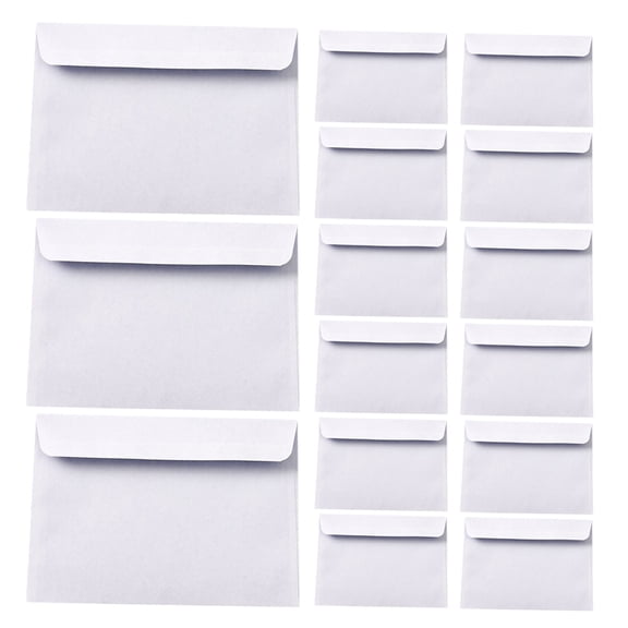 LOLIPPYY 100Pcs White Letter Sized Envelopes with Self Adhesive Closure for Business and Wedding Use