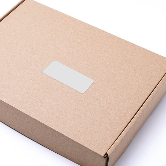 LOLIPPYY 100Pcs White Shipping Label Sheets for Printer Printable Sticker Paper with Permanent Adhesive