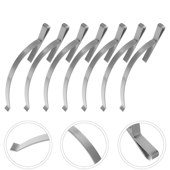 LOLIPPYY 100Pcs Window Screen Tension Spring Clips Stainless Steel Wear Resistant Design