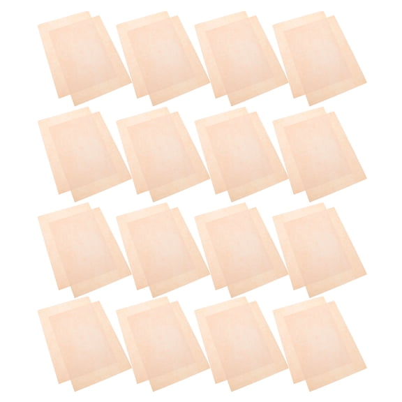 LOLIPPYY 100Sheets Vintage Writing Paper Set for Printer Beige Parchment Paper for Wedding Programs