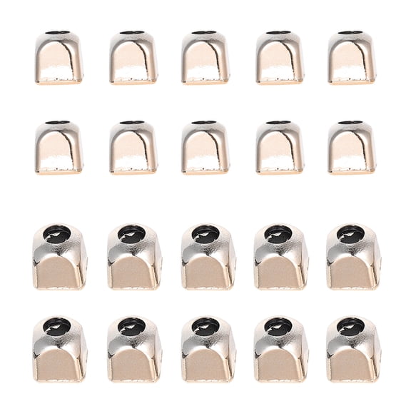 LOLIPPYY 100 Pieces Nylon Rope End Caps Stoppers for Clothing, Accessories, Crafts and Sewing Projects