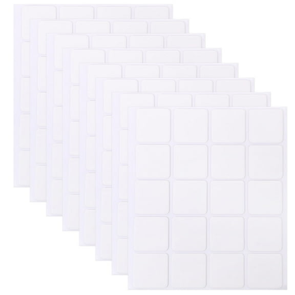 LOLIPPYY 100pcs Double-Sided Self-Adhesive Sticky Tapes, Traceless Square Adhesive Tape for Various Uses