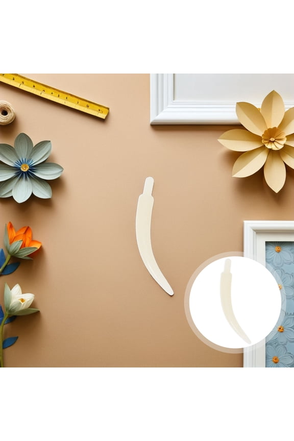 100pcs Ethnic Pendant Keyring Charms for Crafts White Plastic Home Decoration Artists