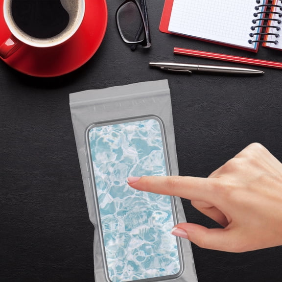 LOLIPPYY 100pcs Clear Mobile Phone Dust Bags with Self-Sealing Closure for Shipping, Storage, and Organization