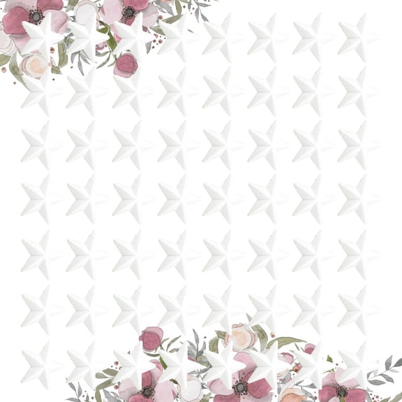 LOLIPPYY 100pcs White Foam Decorations Craft Items for Kids DIY Adornments Table Decoration Valentine Day